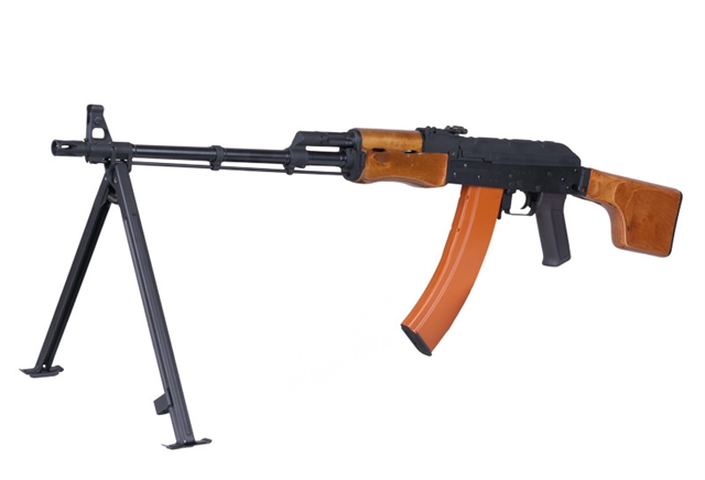 Cyma Rpk Ak 47 Light Machine Gun Real Wood Full Metal Electric Airsoft Gun Cm052
