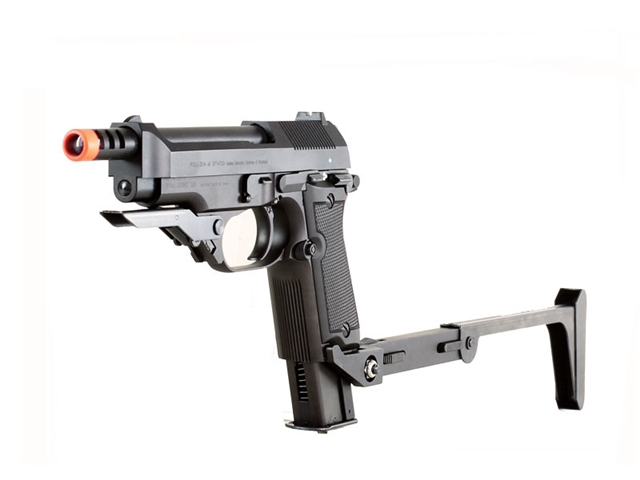 Kwa M93r Special Edition With Folding Stock Airsoft Gas Blow Back Pistol Ns2